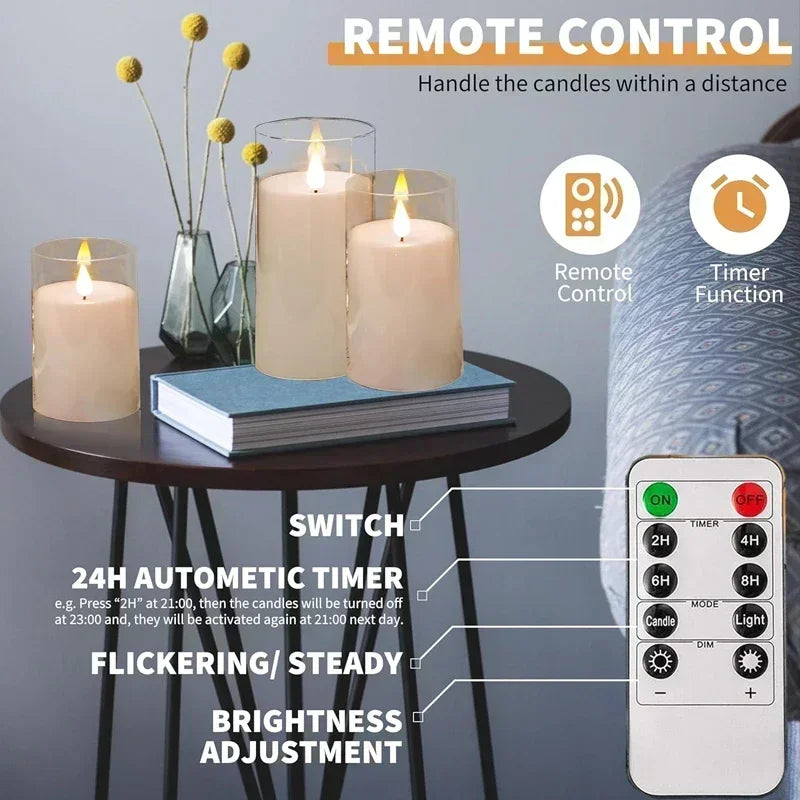Bougies LED sans flamme – photo 4 sur 11