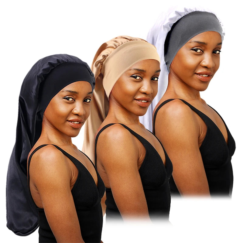 Bonnet de nuit en satin – photo 5 sur 15