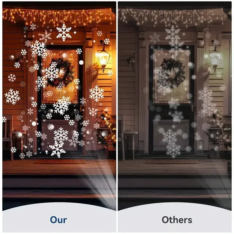 Projecteur de Noël LED à motifs de fête – photo 5 sur 8
