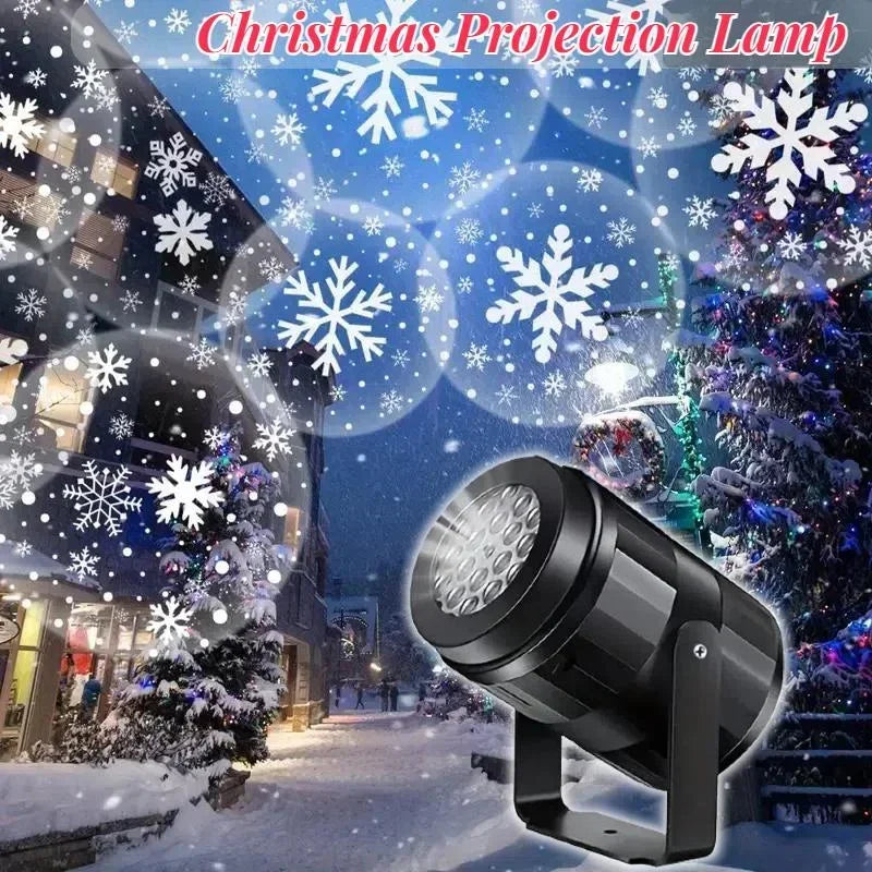Projecteur de Noël LED à motifs de fête – photo 4 sur 8