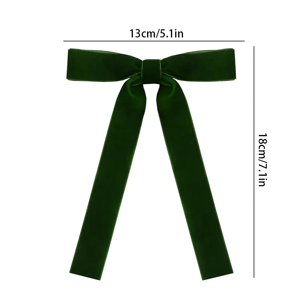 Lot de 12 nœuds pour sapin, coloris vert foncé