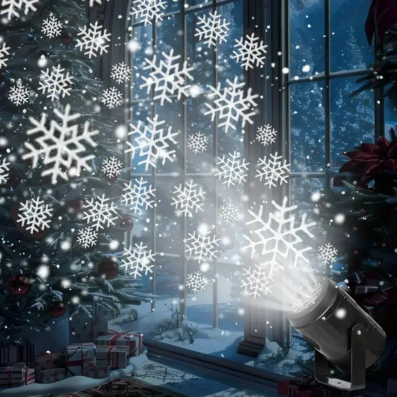 Projecteur de Noël LED à motifs de fête – photo 1 sur 8
