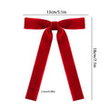 Lot de 12 nœuds pour sapin, coloris rouge