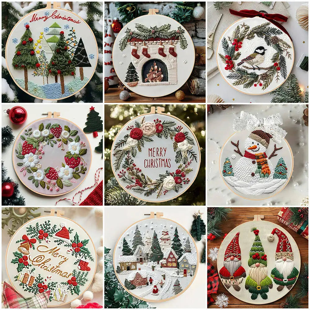 Kit de broderie de Noël pour débutant