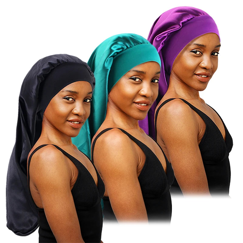 Bonnet de nuit en satin – photo 12 sur 15