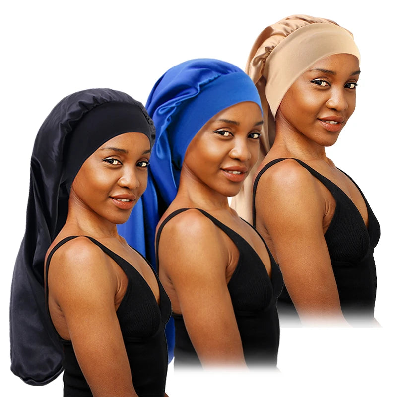 Bonnet de nuit en satin – photo 4 sur 15
