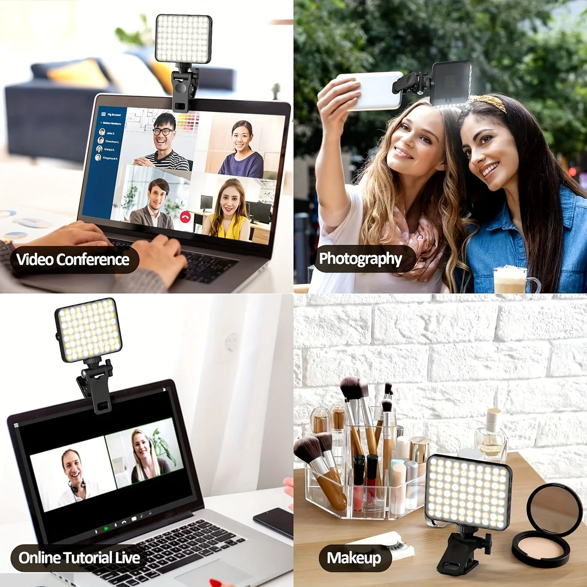Lumière selfie LED à pince – photo 1 sur 6