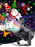Projecteur de Noël LED à motifs de fête – photo 7 sur 8
