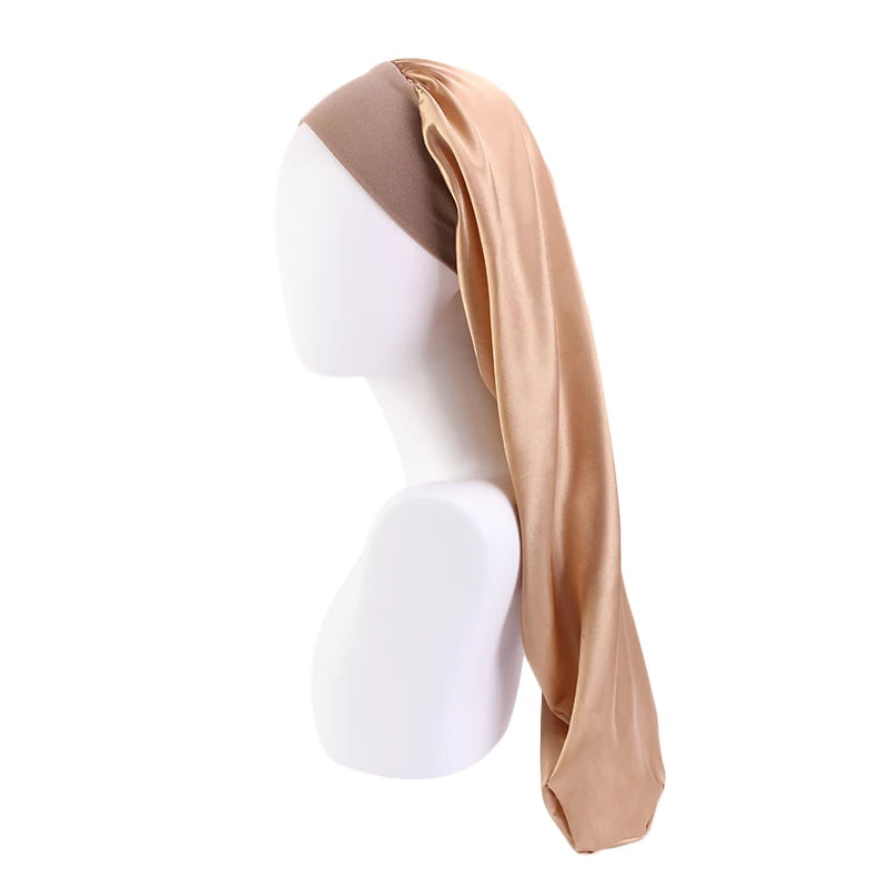 Bonnet de nuit en satin – photo 8 sur 15